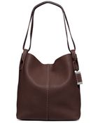 Michael Kors Rogers Large Leather Hobo - Lyst