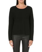 Helmut Lang Ribbed Wool-blend Jumper - Lyst