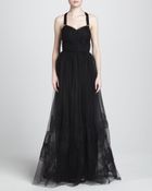 Jason Wu Tulle Gown With Halter Harness - Lyst