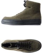 Jil Sander Navy High-Tops & Trainers - Lyst
