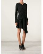 Viktor & Rolf Asymmetric Draped Dress - Lyst
