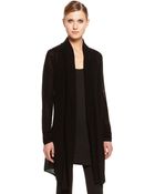Donna Karan New York Mesh Cashmere Long Sleeve Cozy - Lyst