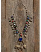 Free People Vintage Stone Pendant Necklace - Lyst