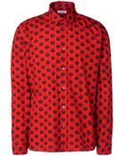 Moschino Long Sleeve Shirt - Lyst