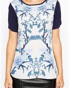Oasis Botanical Placement Tee - Lyst