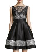 Theia A-Line Cocktail Dress - Lyst
