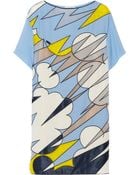 Vionnet Paneled Silk-Blend Crepe Mini Dress - Lyst