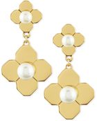 Tory Burch Golden Babylon Drop Earrings - Lyst