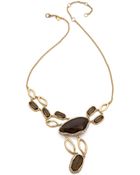 Alexis Bittar Multi Stone Y Link Necklace - Lyst