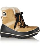 Sorel Tivoli Ii Waterproof Suede And Leather Boots - Lyst