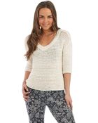 Free People Oversized Sweater - Lyst
