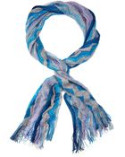Missoni Zigzag Ombrã© Scarf - Lyst