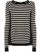 Oasis Stripe Woven Back Top - Lyst