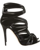 Alexander McQueen Coburg Suede Sandal - Lyst