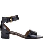 Marni Patent Ankle-Strap Sandals - Lyst