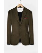 Mango Man Slim-Fit Cotton Piqué Blazer - Lyst