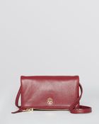 Tory Burch Crossbody - Robinson Pebbled Mini Foldover - Lyst