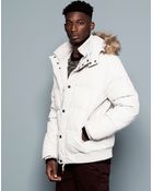 Pull&Bear Jacket With Hood - Lyst