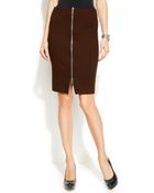 Michael Kors Cf Zip Seamed Skirt - Lyst