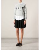 MSGM Logo Print Sweatshirt - Lyst