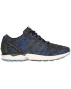 Adidas Originals By Italia Independent Zx Flux Camo 2.0 Sneakers - Lyst