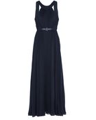 Matthew Williamson Crystal-Embellished Silk-Chiffon Gown - Lyst