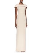 Raoul Bridget Caped Silk Gown - Lyst