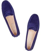 Tod's Suede Loafers - Lyst