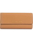Michael Kors Jet Set Travel Flap Wallet - Lyst