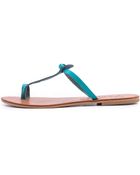 Joie A La Plage Rivage Toe Ring Flat Sandals - Lyst