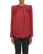 Carven Crinkle Top - Lyst
