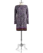 MICHAEL Michael Kors Paisley Shift Dress - Lyst