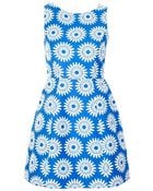 Alice + Olivia Epstein Structured Pouf Dress - Lyst