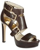 MICHAEL Michael Kors Lucinda Platform Heels - Lyst
