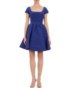 Zac Posen Silk Faille Cocktail Dress - Lyst