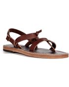 K. Jacques Leather Sandals - Lyst