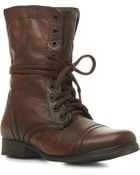 Steve Madden Troopa Sm Lace-up Leather Boots - Lyst