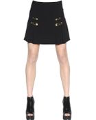 Versus Safety Pin Viscose Crepe Skirt - Lyst