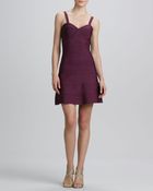 Pamella Roland A-Line Knit Cocktail Dress - Lyst