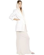 Vionnet Cotton Viscose Piqué Boyfriend Jacket - Lyst