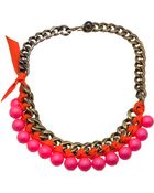 Lanvin 'Bahia' Short Necklace - Lyst
