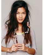 Free People Womens Elastic Printed Hair Ties - Lyst