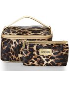 Kenneth Cole Reaction Brown Leopard Print 2-Piece Train Set - Lyst