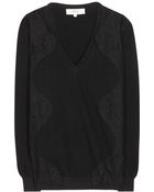 Vanessa Bruno Athé Bobine Wool-Blend Sweater - Lyst