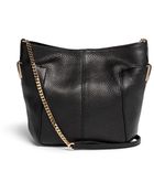 Jimmy Choo 'Anabel' Calf Leather Shoulder Bag - Lyst