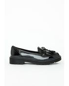 Missguided Emily Patent Tassel Loafers - Lyst