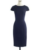 J.Crew Petal-Sleeve Dress In Super 120S - Lyst