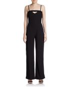 French Connection Cutout Wide-Leg Jumpsuit - Lyst