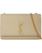 Saint Laurent Monogrammed Medium Chain Clutch Bag - Lyst