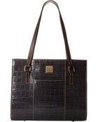 Dooney & Bourke Croco Charlotte Bag - Lyst